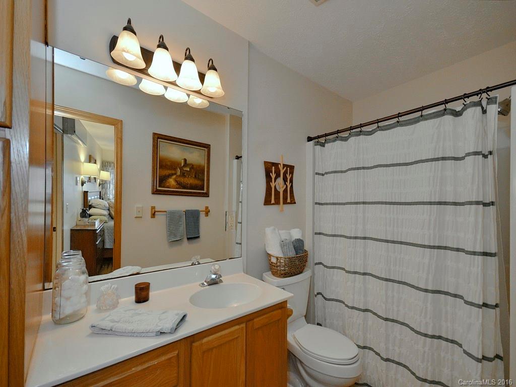 502 Sugar Cove Road Clyde, NC 28721 - Photo 12 of 24 a bathroom with a sink a toilet and shower