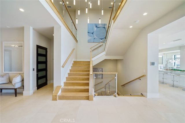 a view of a city with sunset view