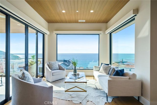 a view of city and ocean