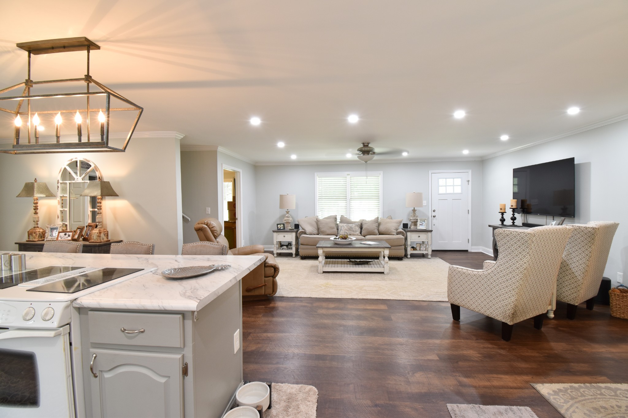 1000 Five Points Road Pulaski, TN 38478 - Photo 25 of 50 a living room with furniture and a flat screen tv