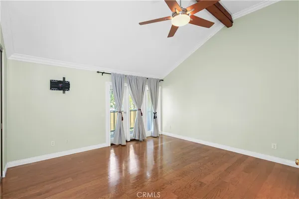 wooden floor in an empty room