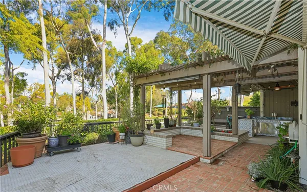 a view of porch with seating space
