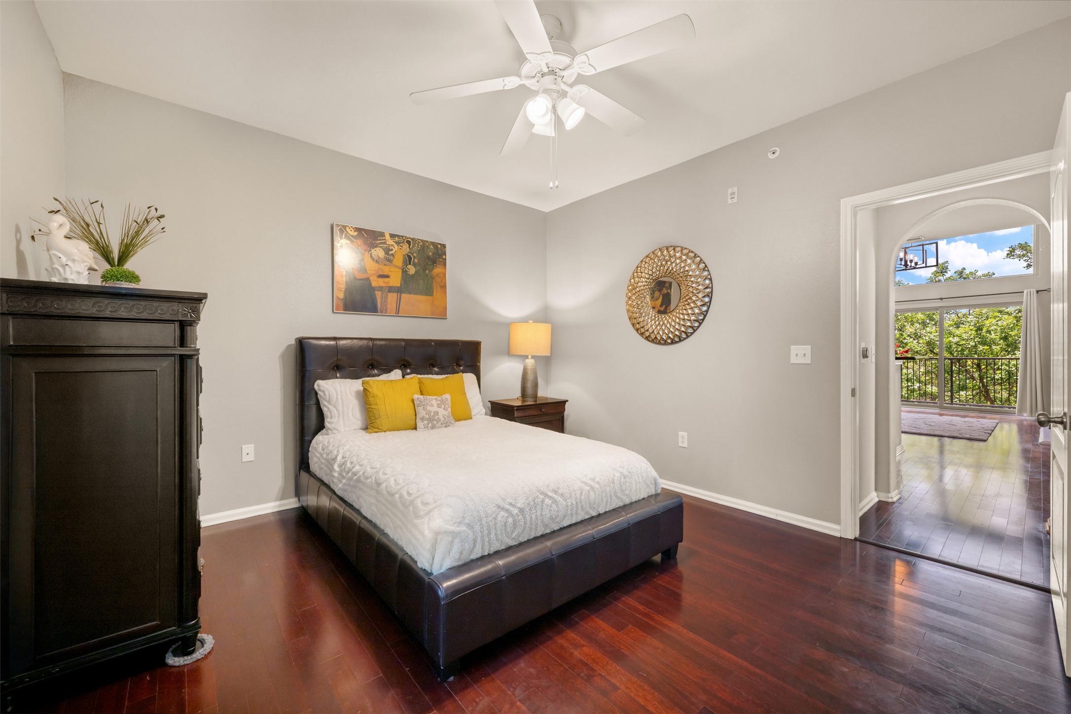 11203 Ranch Road 2222, Unit 1407 Austin, TX 78732 - Photo 31 of 40 Gleaming hardwoods run throughout the main floor including the bedroom.
