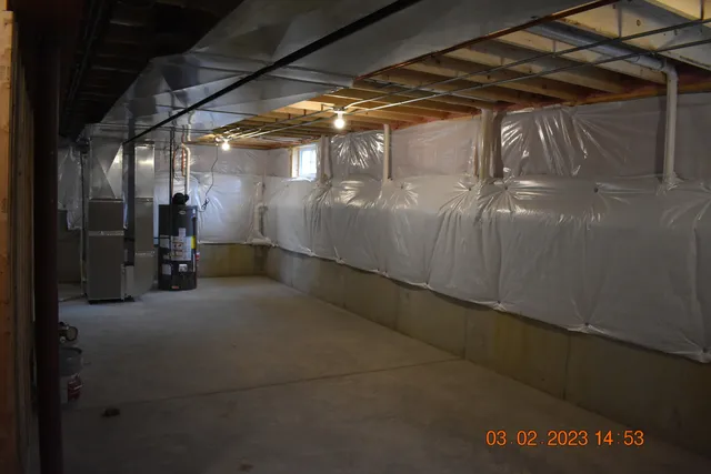 a view of water heater room