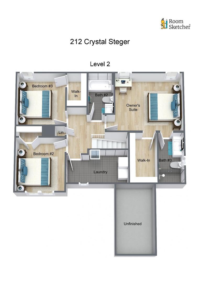 200 Crystal Lane Steger, IL 60475 - Photo 4 of 24 a picture of a floor plan