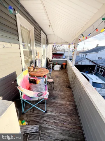 a outdoor space with furniture