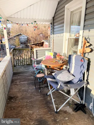 a outdoor space with furniture