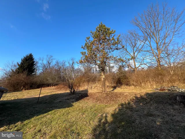 a view of outdoor space with mountain view