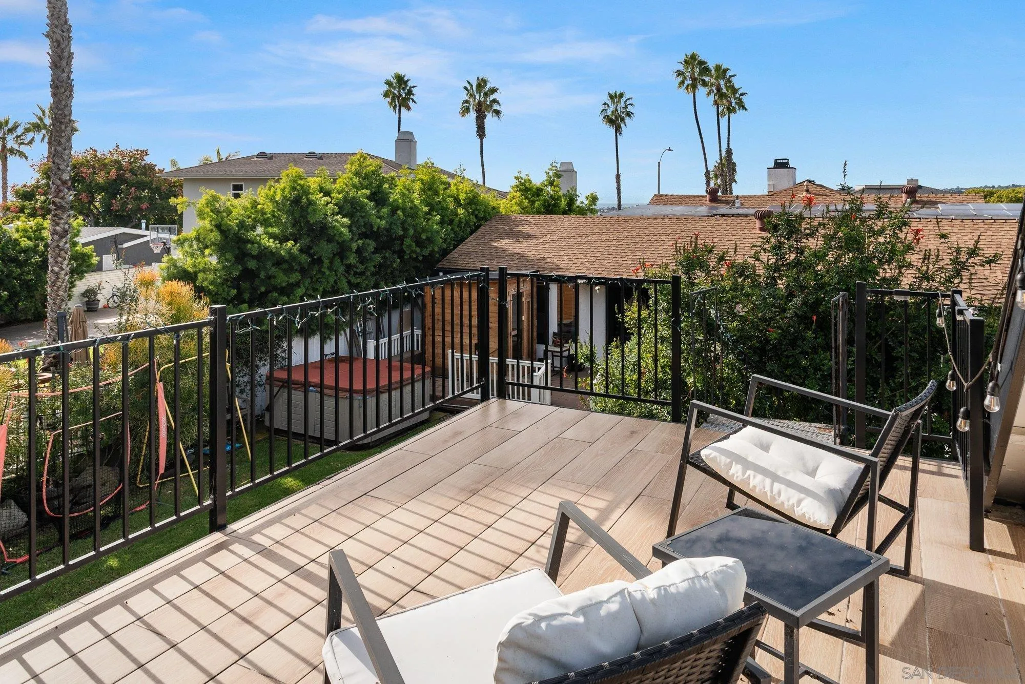 3491 Shawnee Road San Diego, CA 92117 - Photo 58 of 66 a view of a patio on the roof deck