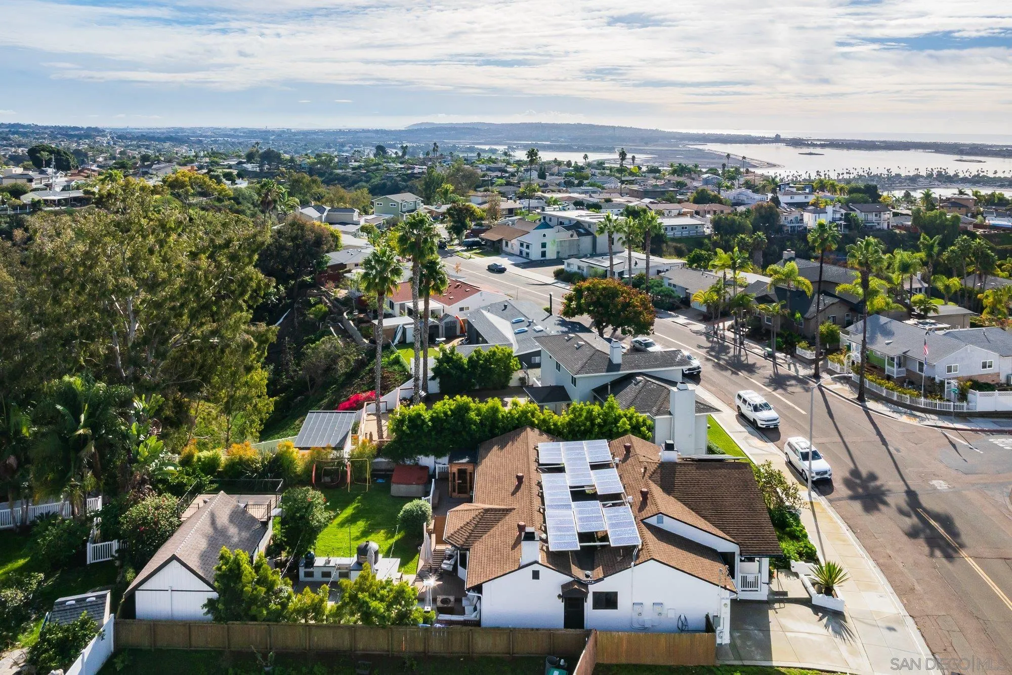 3491 Shawnee Road San Diego, CA 92117 - Photo 64 of 66 an aerial view of a city with lots of residential buildings