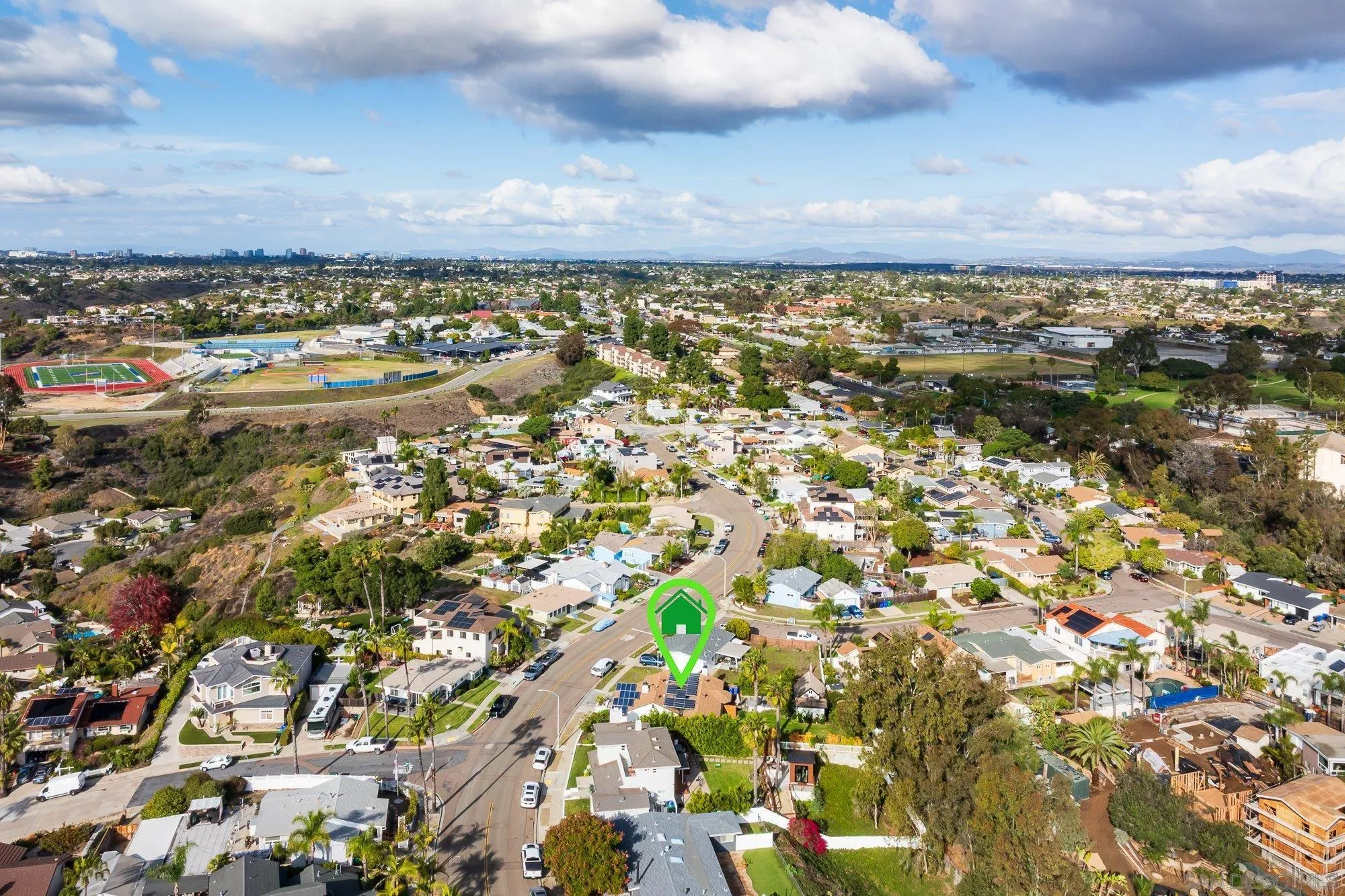 3491 Shawnee Road San Diego, CA 92117 - Photo 65 of 66 a view of a city with lots of trees
