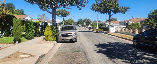 an aerial view of a residential building