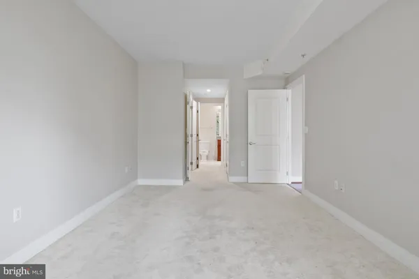 a view of an empty room