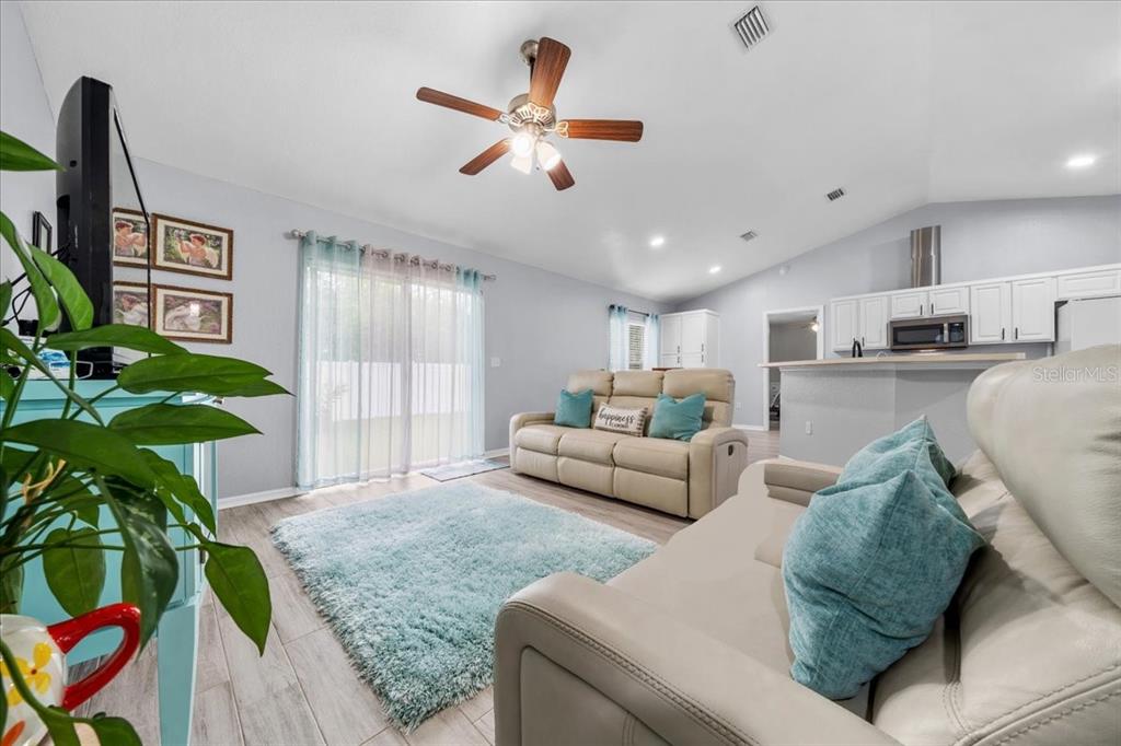 8890 Southwest 33rd Court Ocala, FL 34476 - Photo 6 of 58 a living room with furniture and a potted plant