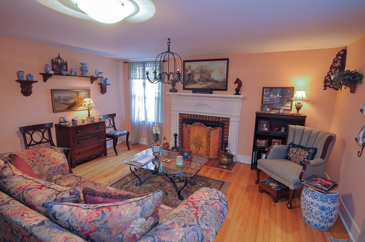 492 Greenhouse Road Lexington, VA 24450 - Photo 6 of 27 a living room with furniture and a fireplace