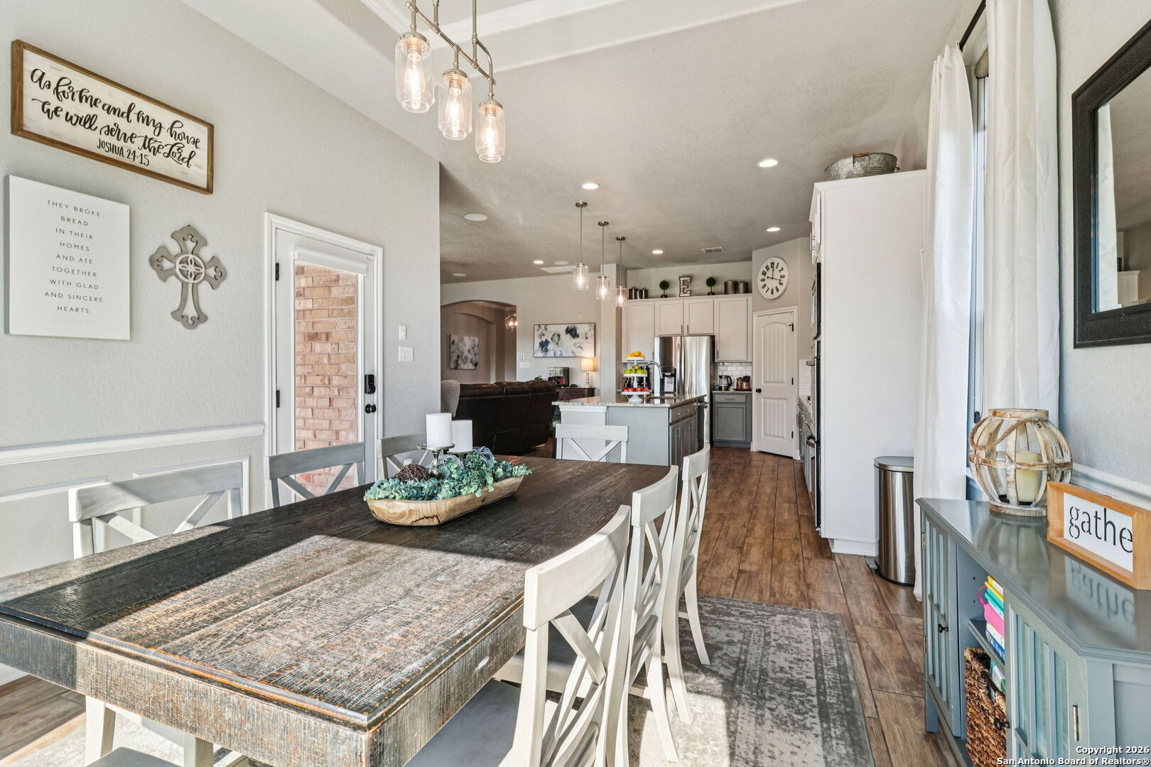 1074 Boulder New Braunfels, TX 78132 - Photo 11 of 40 a view of a dining room with furniture