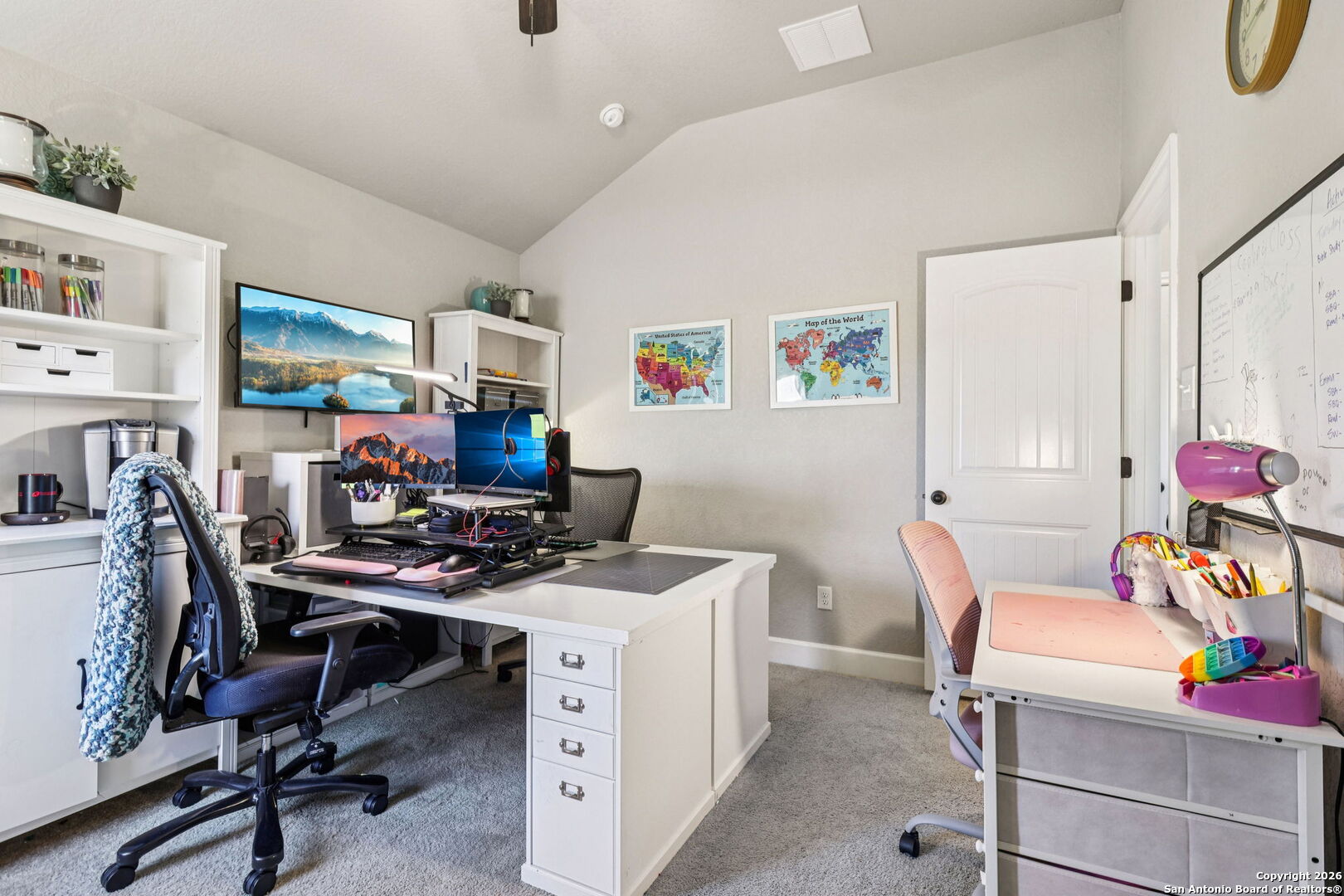 1074 Boulder New Braunfels, TX 78132 - Photo 30 of 40 a view of a workspace with furniture and a window