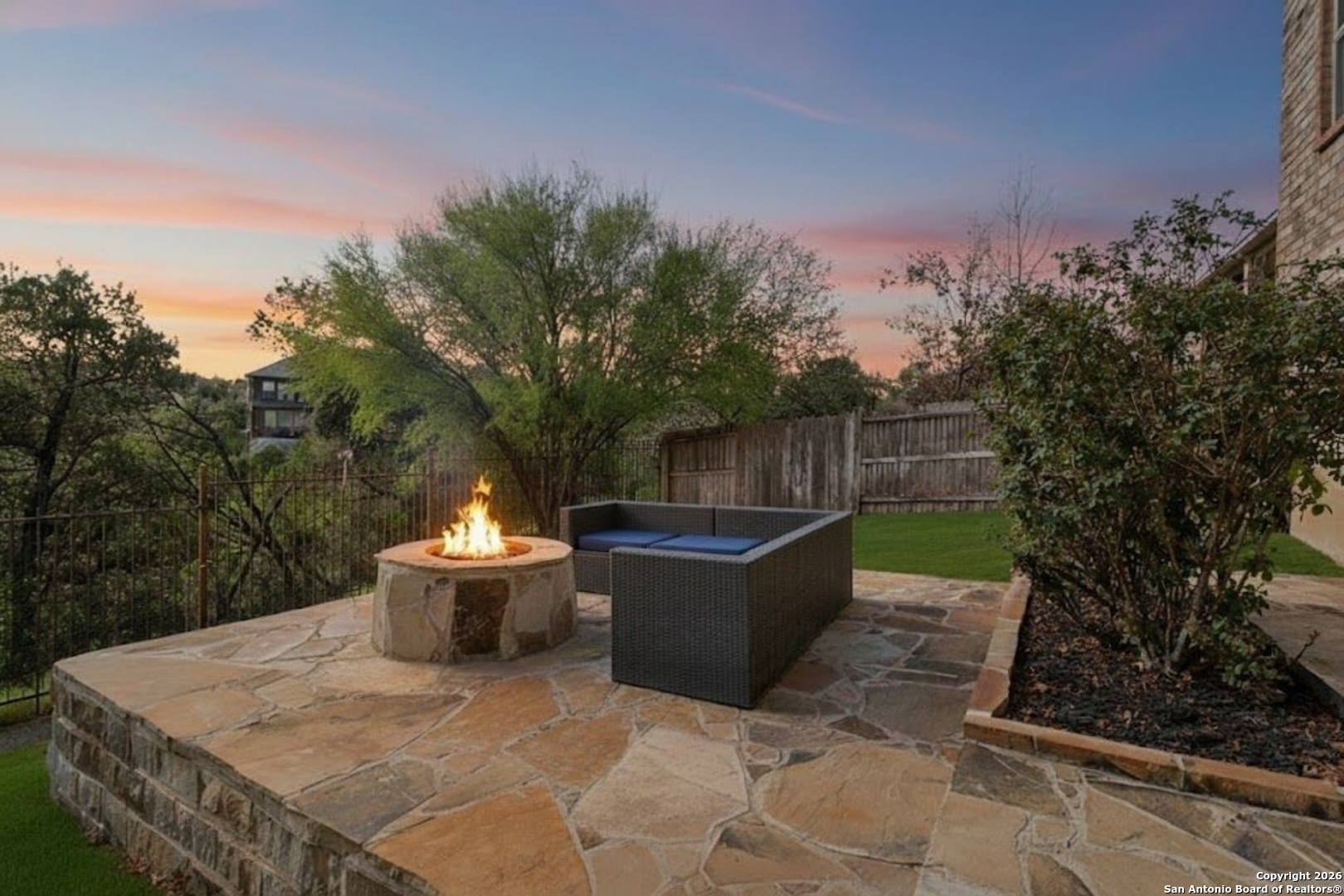 1074 Boulder New Braunfels, TX 78132 - Photo 32 of 40 a view of a terrace with a back yard