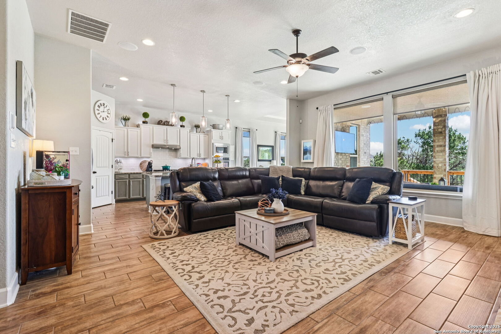 1074 Boulder New Braunfels, TX 78132 - Photo 6 of 40 a living room with furniture and a rug