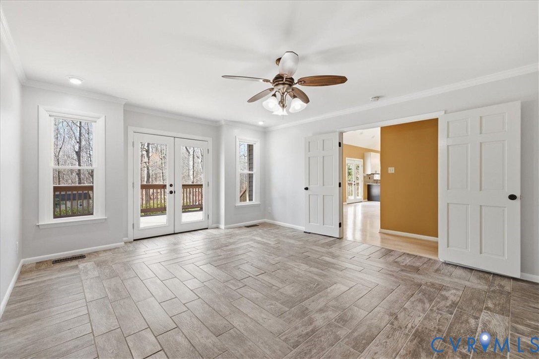 3520 Mill Road Hopewell, VA 23860 - Photo 21 of 51 primary bedroom with double doors that open to the