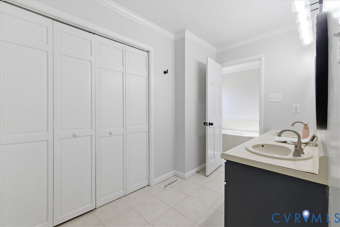 3520 Mill Road Hopewell, VA 23860 - Photo 22 of 51 primary bathroom with double vanity sink with clos