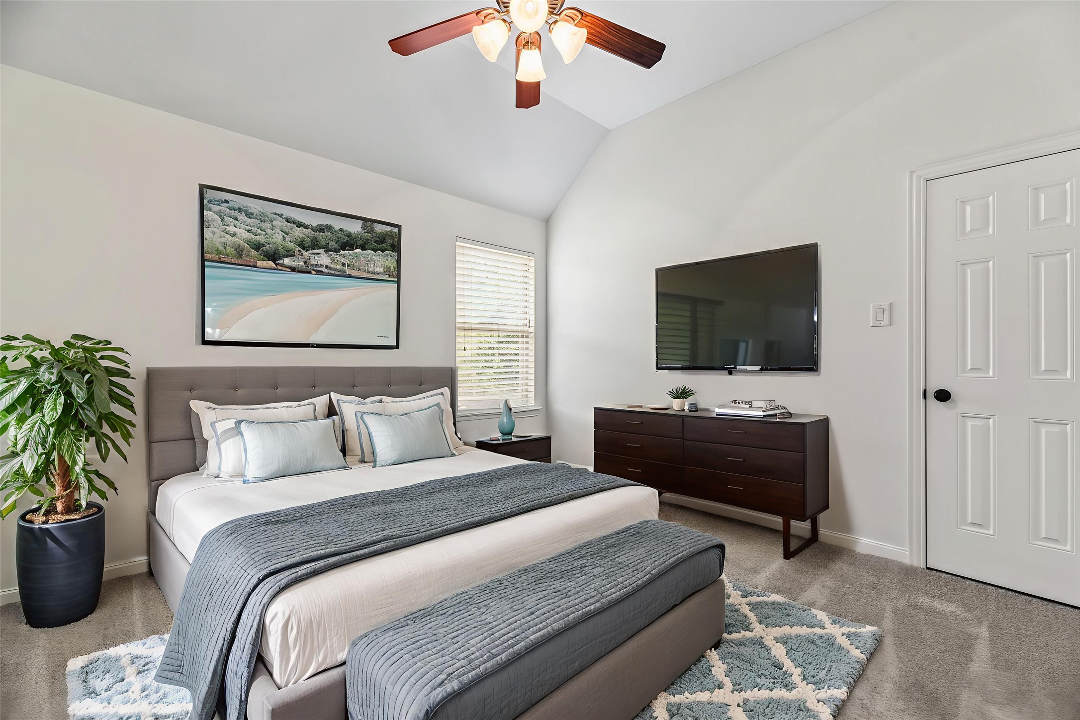 4510 Cedarfield Road Katy, TX 77494 - Photo 13 of 24 The generously sized fifth upstairs bedroom is an ideal retreat for teens, offering plenty of space for relaxation, study, and personal style.