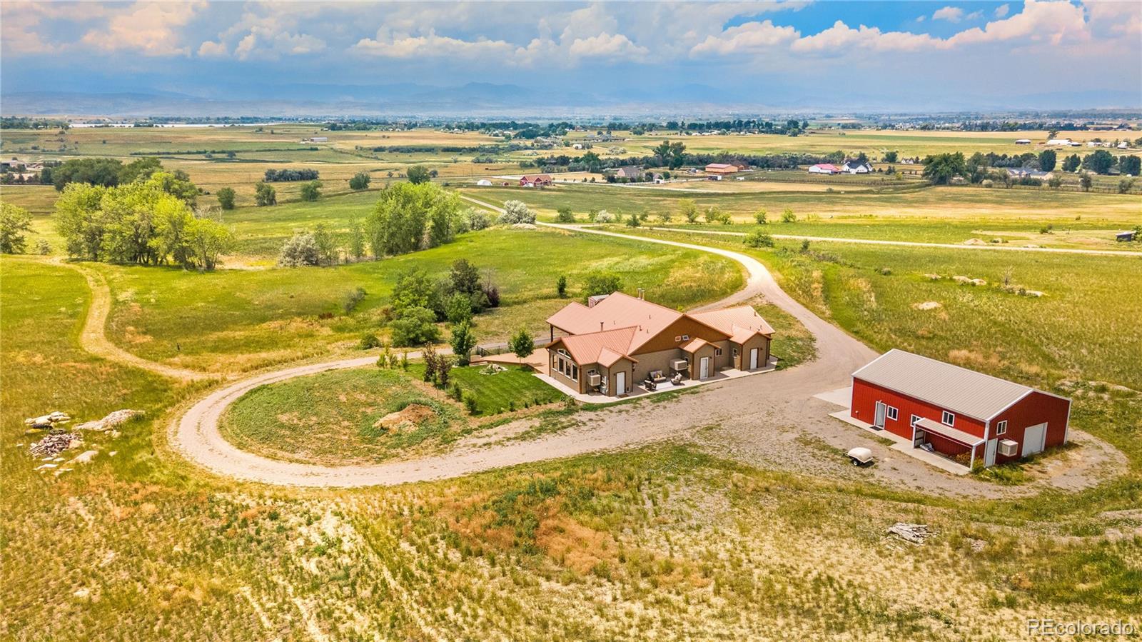 a view of an ocean and beach