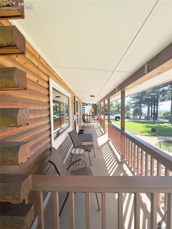 8149 Patti Drive Rye, CO 81069 - Photo 21 of 27 a view of balcony with couch