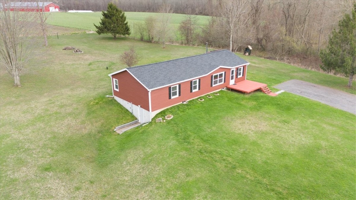 3000 Ryder Road Arcadia, NY 14513 - Photo 4 of 36 Drone #2, Notice the walkout basement