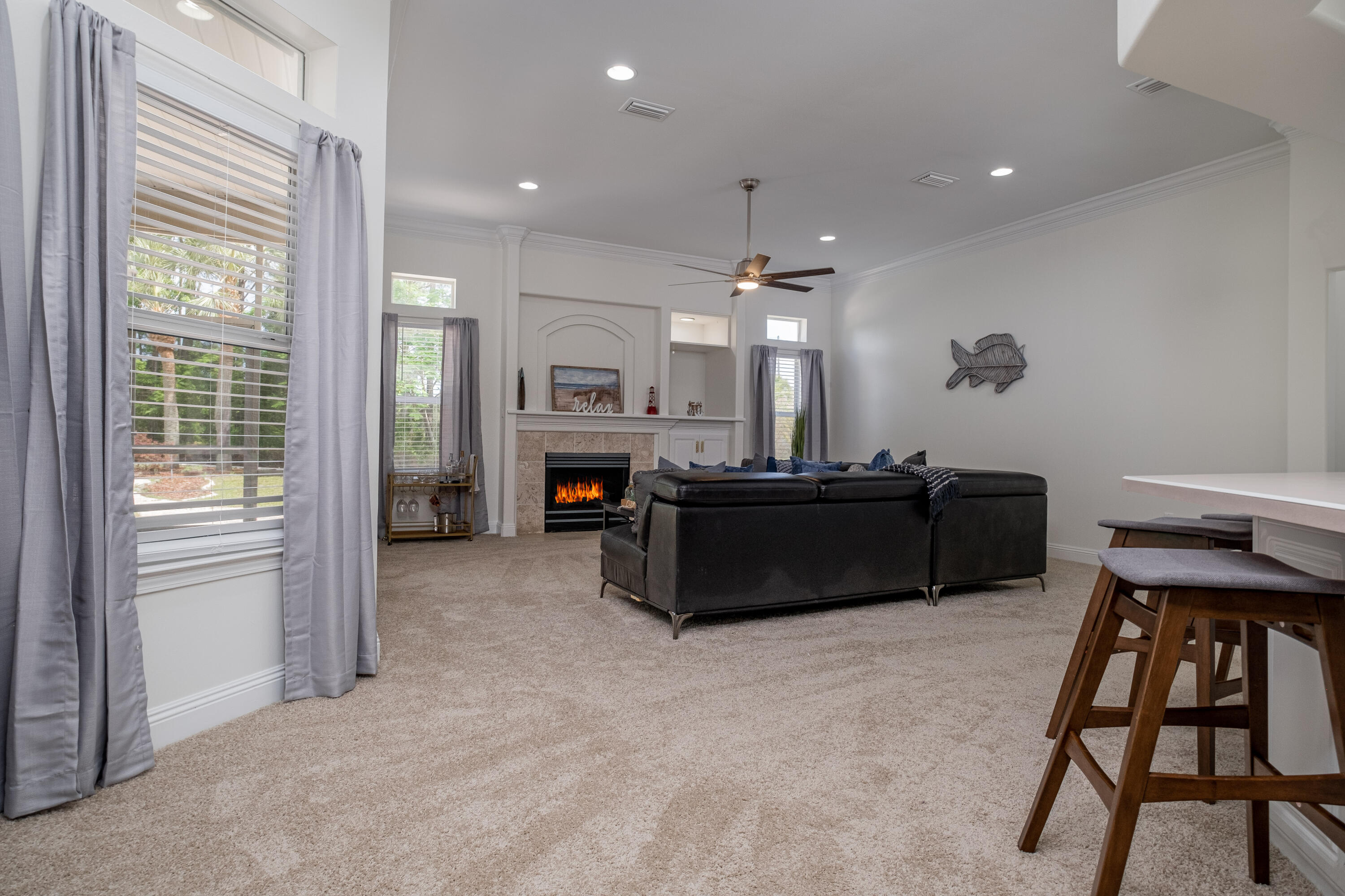 38 Kristin Cove Destin, FL 32541 - Photo 17 of 57 a view of kitchen with furniture and a ceiling fan