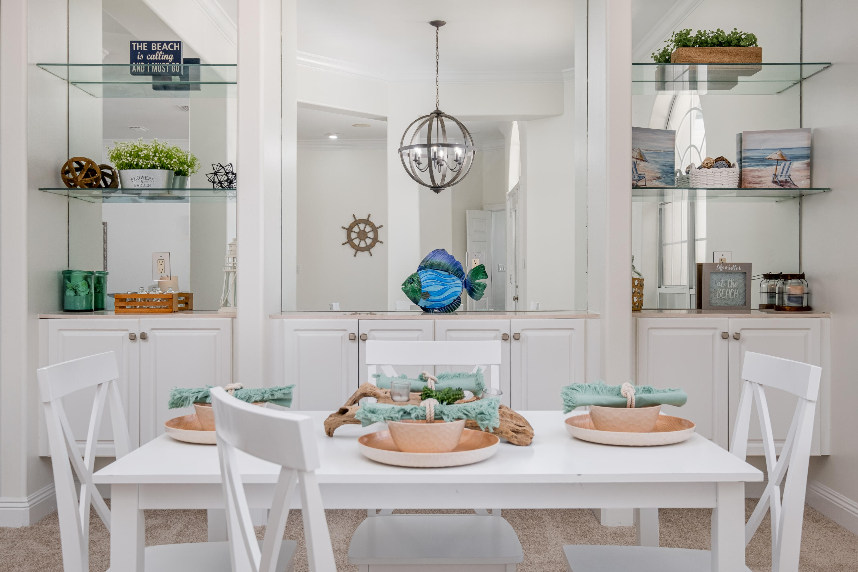 38 Kristin Cove Destin, FL 32541 - Photo 7 of 57 a view of a dining room with furniture and chandelier