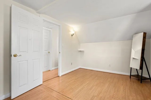 wooden floor in an empty room