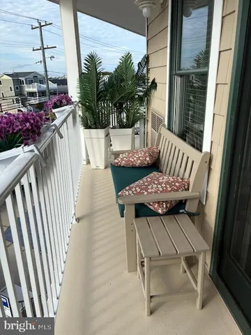 a view of balcony and patio