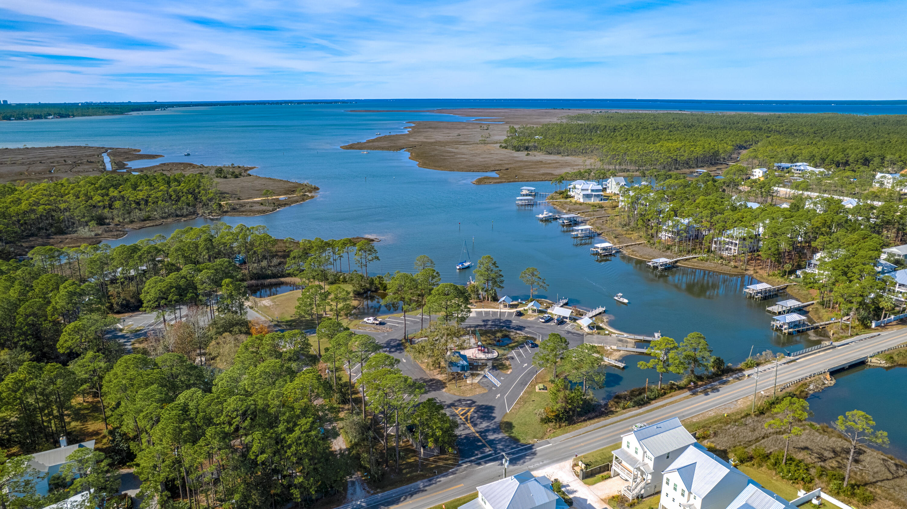 367 East Nursery Road Santa Rosa Beach, FL 32459 - Photo 11 of 19 a view of a lake with a city view