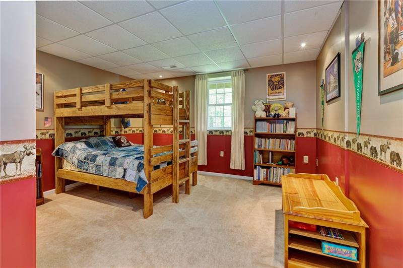 130 West Cruikshank Road Butler, PA 16002 - Photo 22 of 25 Spacious 5th bedroom on the lower level.