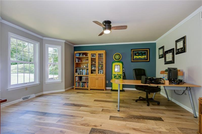 130 West Cruikshank Road Butler, PA 16002 - Photo 6 of 25 Separate office (with enough room for 2!) tucked away on the main level with French doors.