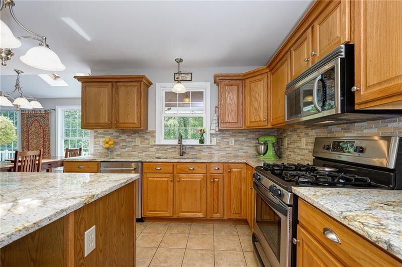 130 West Cruikshank Road Butler, PA 16002 - Photo 7 of 25 All the space you could need for a large family gathering. Stainless appliances, gleaming granite and loads of cabinetry.