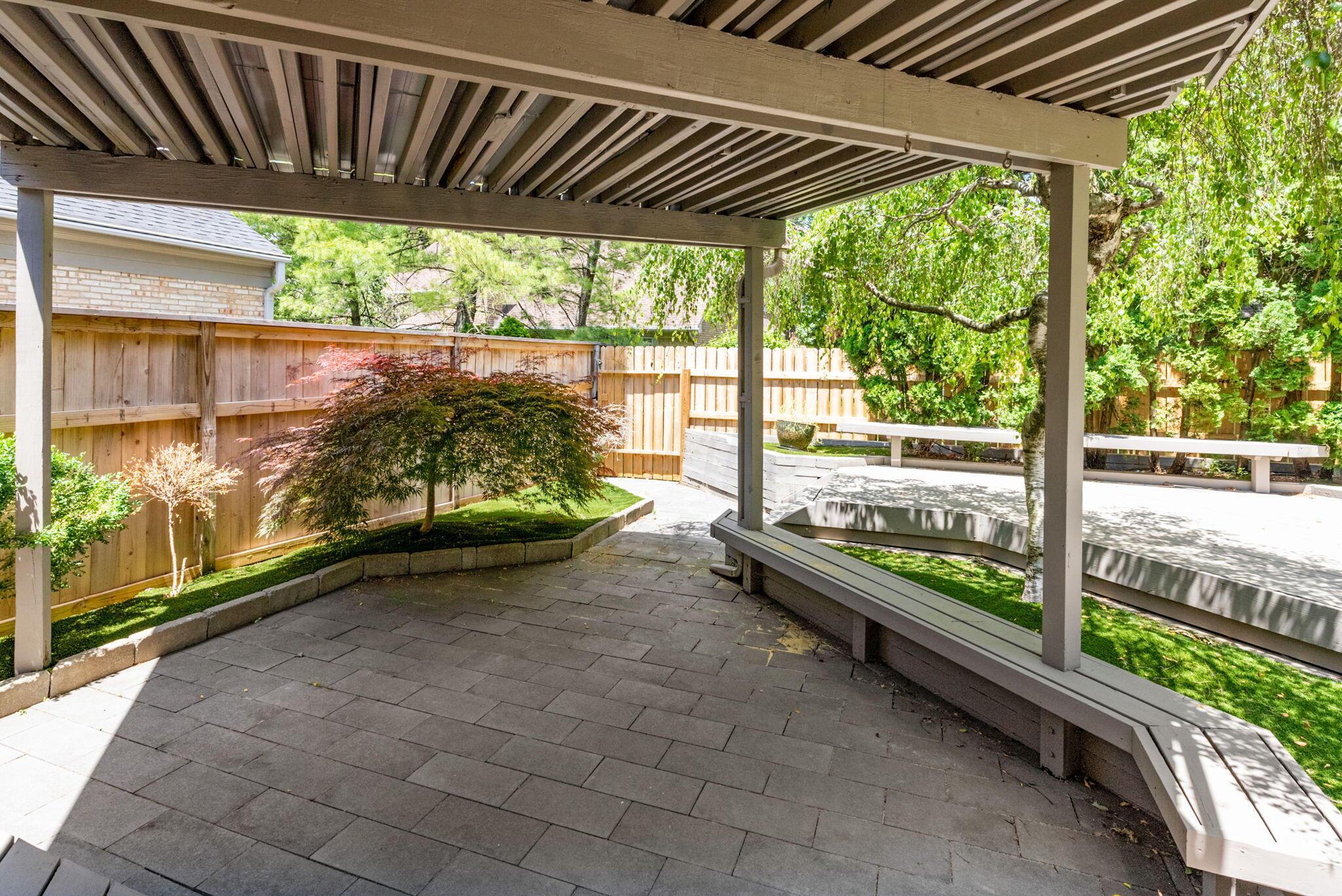 2164 Sandston Road Columbus, OH 43220 - Photo 53 of 55 COVERED PORTION OF LOW MAINTENANCE PATIO/DECK