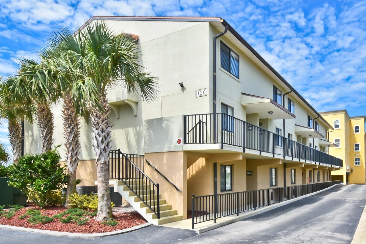 120 Sunset Harbor Way, Unit 204 St. Augustine, FL 32080 - Photo 3 of 49 a view of balcony with small garden