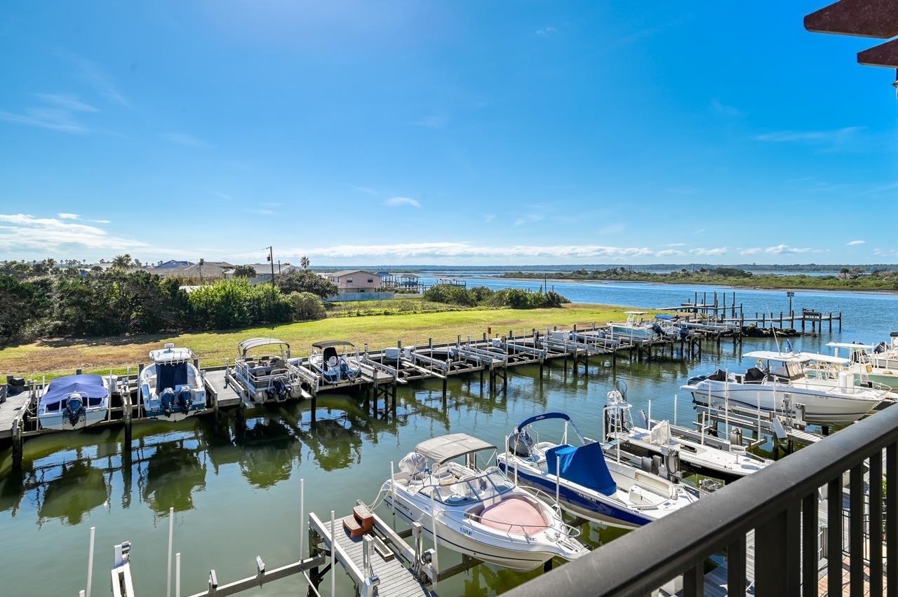 120 Sunset Harbor Way, Unit 204 St. Augustine, FL 32080 - Photo 33 of 49 a view of a lake with a ocean view