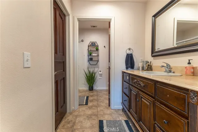 a view of a building with door