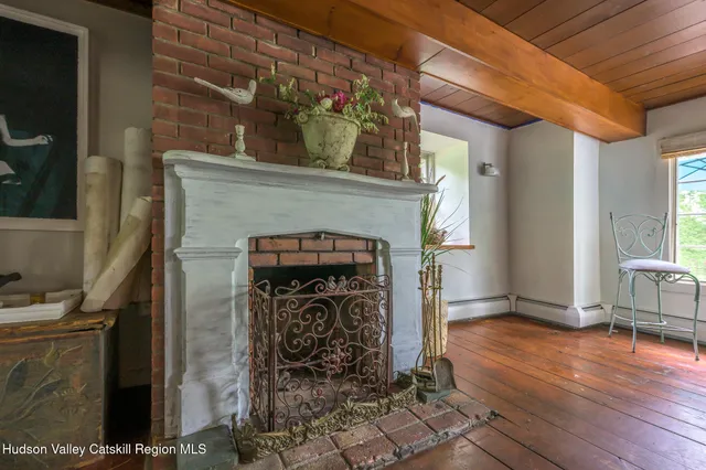 a view of patio with furniture