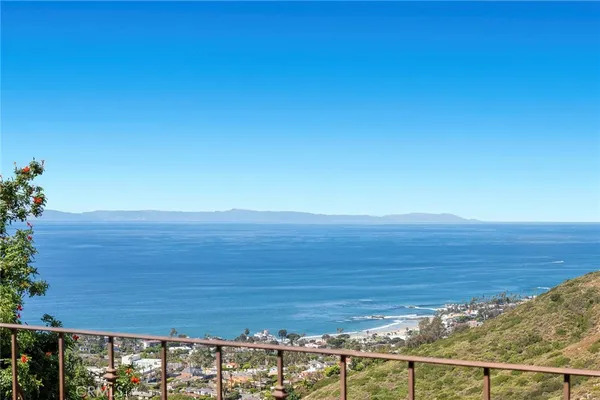 a view of an ocean beach