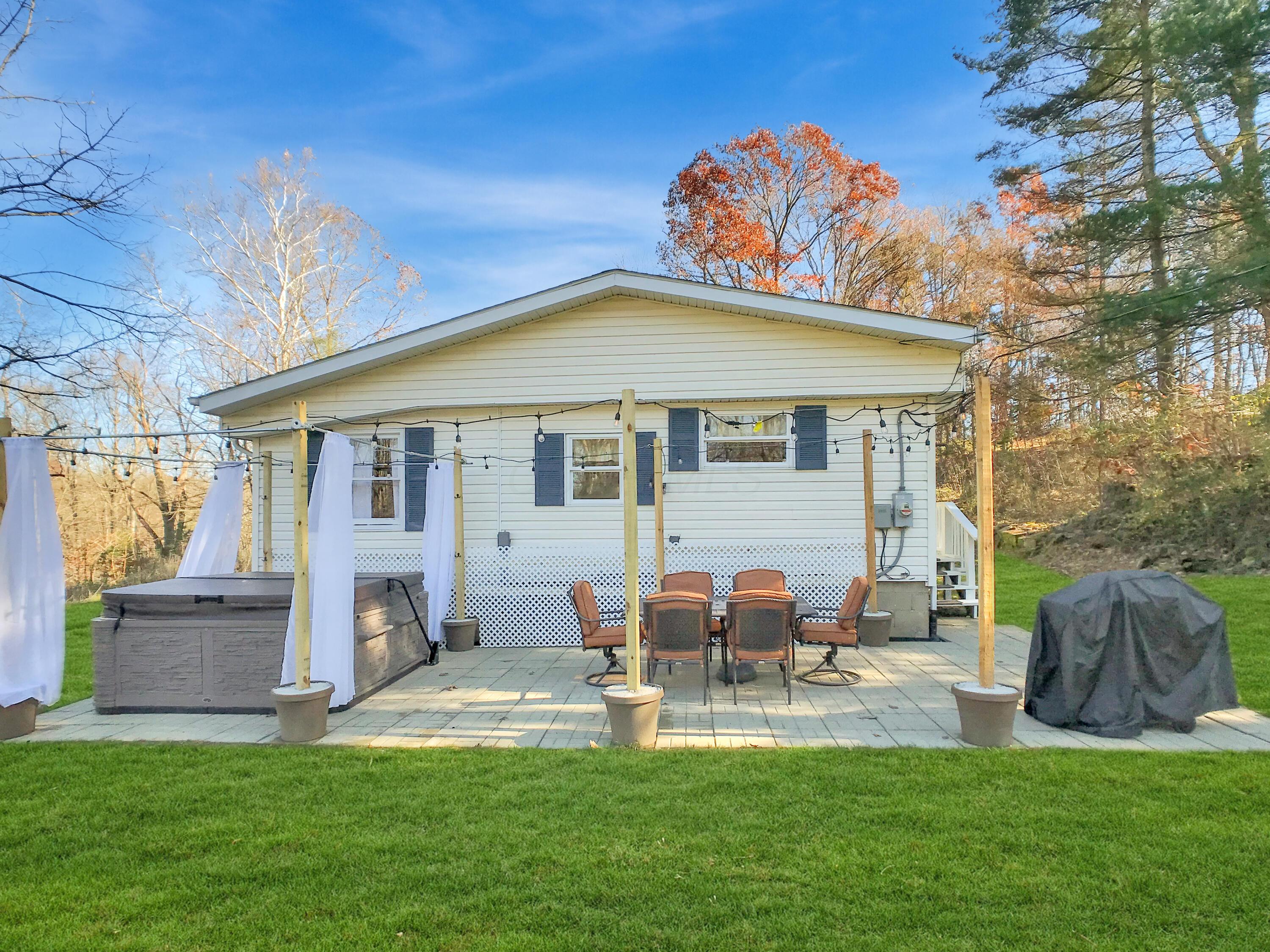 988 Connett Road Nelsonville, OH 45764 - Photo 21 of 28 Full Width Patio in the Fall