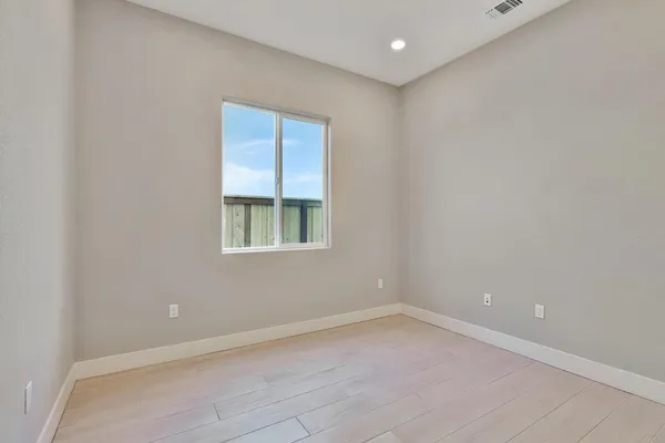 wooden floor in a room