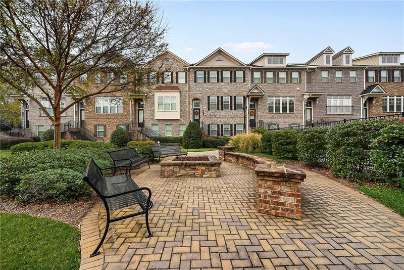3715 Benton Lane Chamblee, GA 30341 - Photo 34 of 43 a view of a building with garden and sitting area