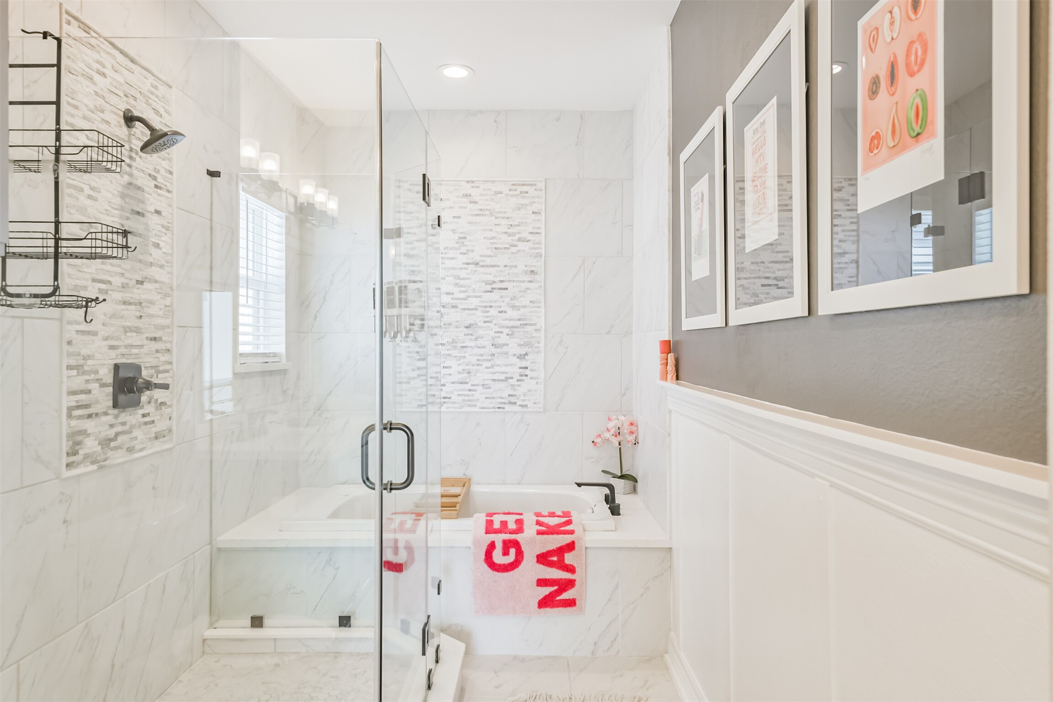 1010 Melneeka Lane Houston, TX 77091 - Photo 32 of 37 Spacious glass shower.