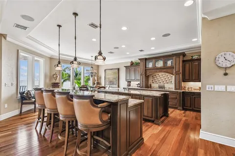 a bathroom with a sink double vanity and a mirror