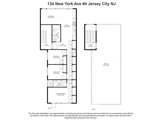 $849,000 | 134 New York Avenue, Unit 4, Jersey City, NJ 07307