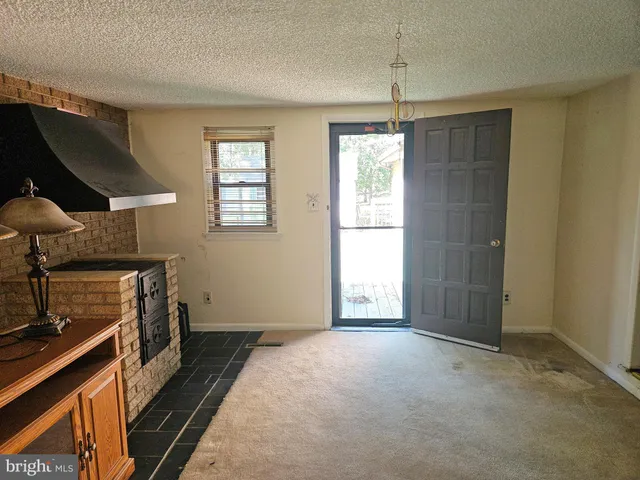 a bathroom with a shower and a toilet
